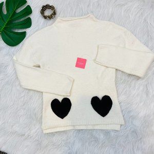 Isaac Mizrahi girl's sweater with heart pockets